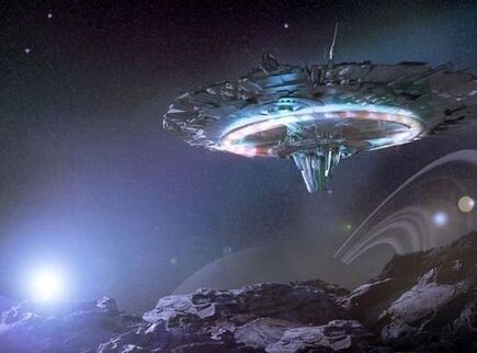جنجال جدید در آسمان؛ انتشار ویدیوی خیره‌کننده از یک UFO با ۸ پرتو نور بر فراز دریای زرد +فیلم